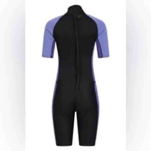 Mountain Warehouse Shorty Womens 2.5/2mm Purple Wetsuit size 8-10 NWT